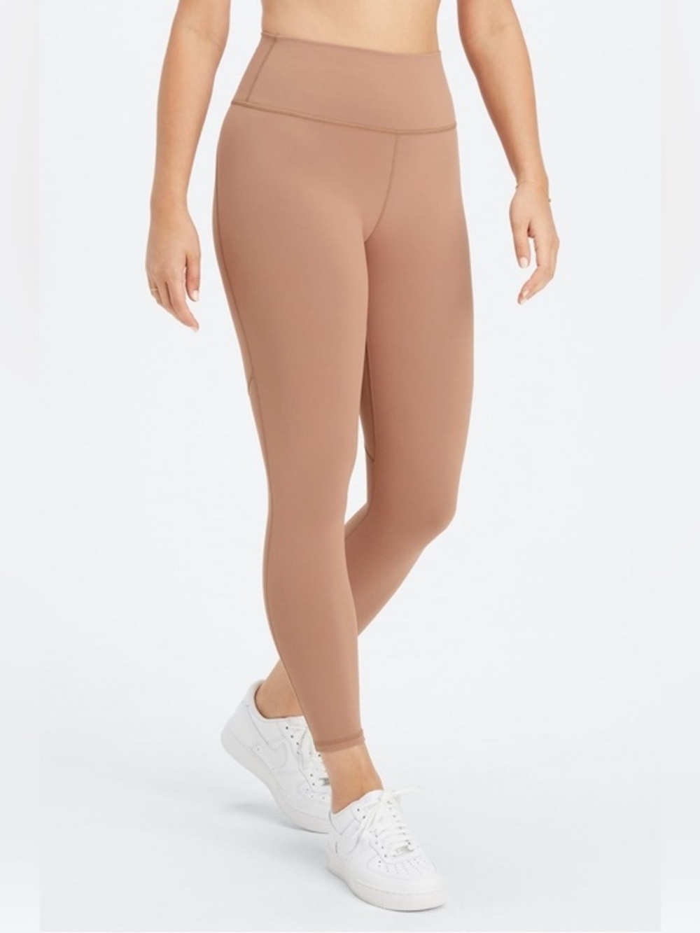 Fabletics Define PowerHold® High-Waisted Legging 7/8 Teddy Tan beige size Medium